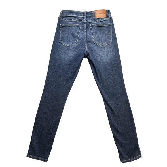 Lucky Brand Hayden Skinny Jeans Womens 6 Medium Wash Denim Stretch Mid Rise - Picture 1 of 16